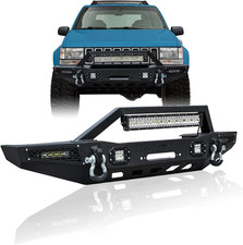 Vijay Front Bumper Wwinch Platelight For1984-2001 Jeep Cherokee Xj