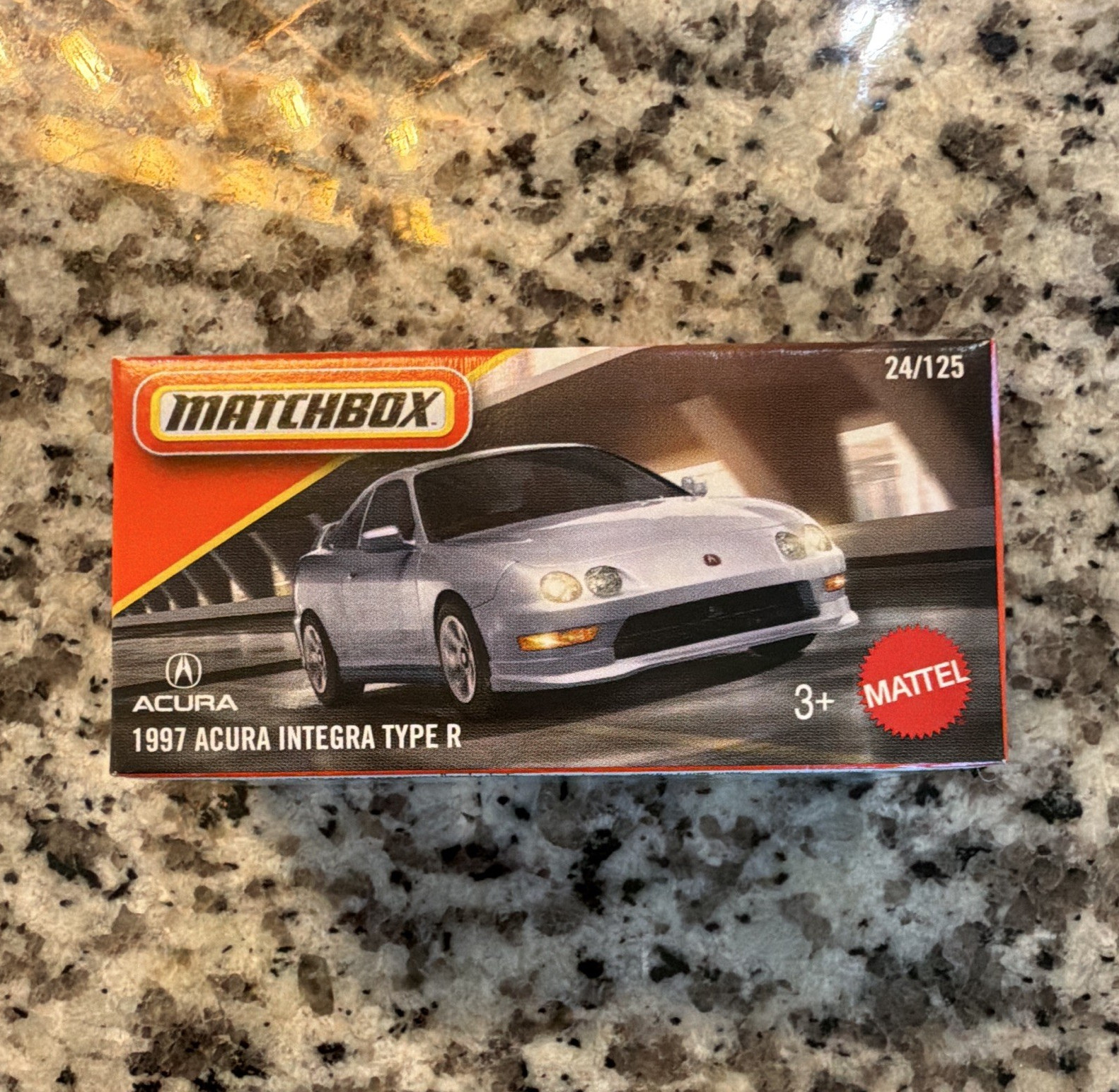 Matchbox Acura Integra Type R 1997 1:64 Diecast Car Silver Unopened Box