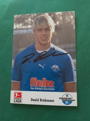 SC Paderborn , D. Brinkmann ,Autogrammkarte, Fussball