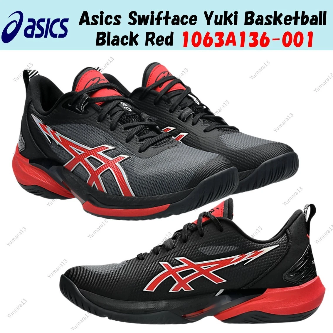 Yuki Kawamura x ASICS Swiftace Black Red for Sale | Authenticity