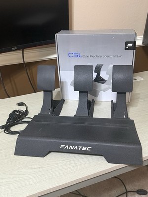 Fanatec CSL Elite V2 Load Cell Pedals Set   Used   Minor Clutch Issue