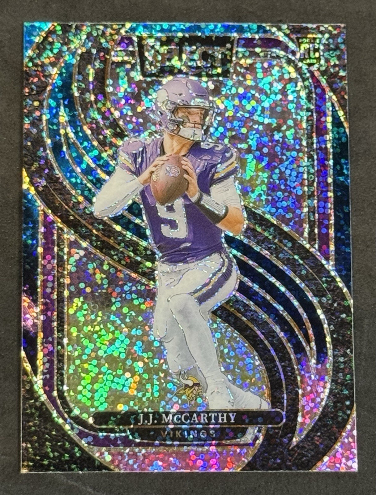 2024 Panini Select JJ MCCARTHY Cosmic Prizm #134 Premier Level Rookie RC Vikings