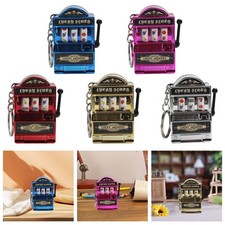 Portachiavi giocattolo mini slot machine Ciondolo divertente per slot