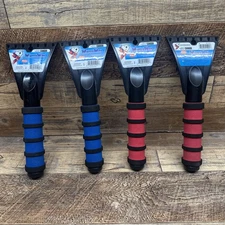 4 PACK Winterwise Ice Scrapers For Snow And Ice