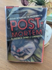 Product Image: CORNWELL POSTMORTEM 1990 SIGNED INSCRIBED TRUE 1ST/1ST FINE UNREAD + CLIPPINGS