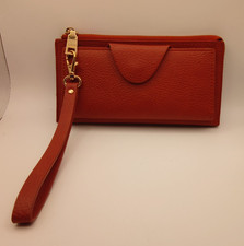 Jen  Co Kyla RFID Wallet Brown Vegan Leather New 