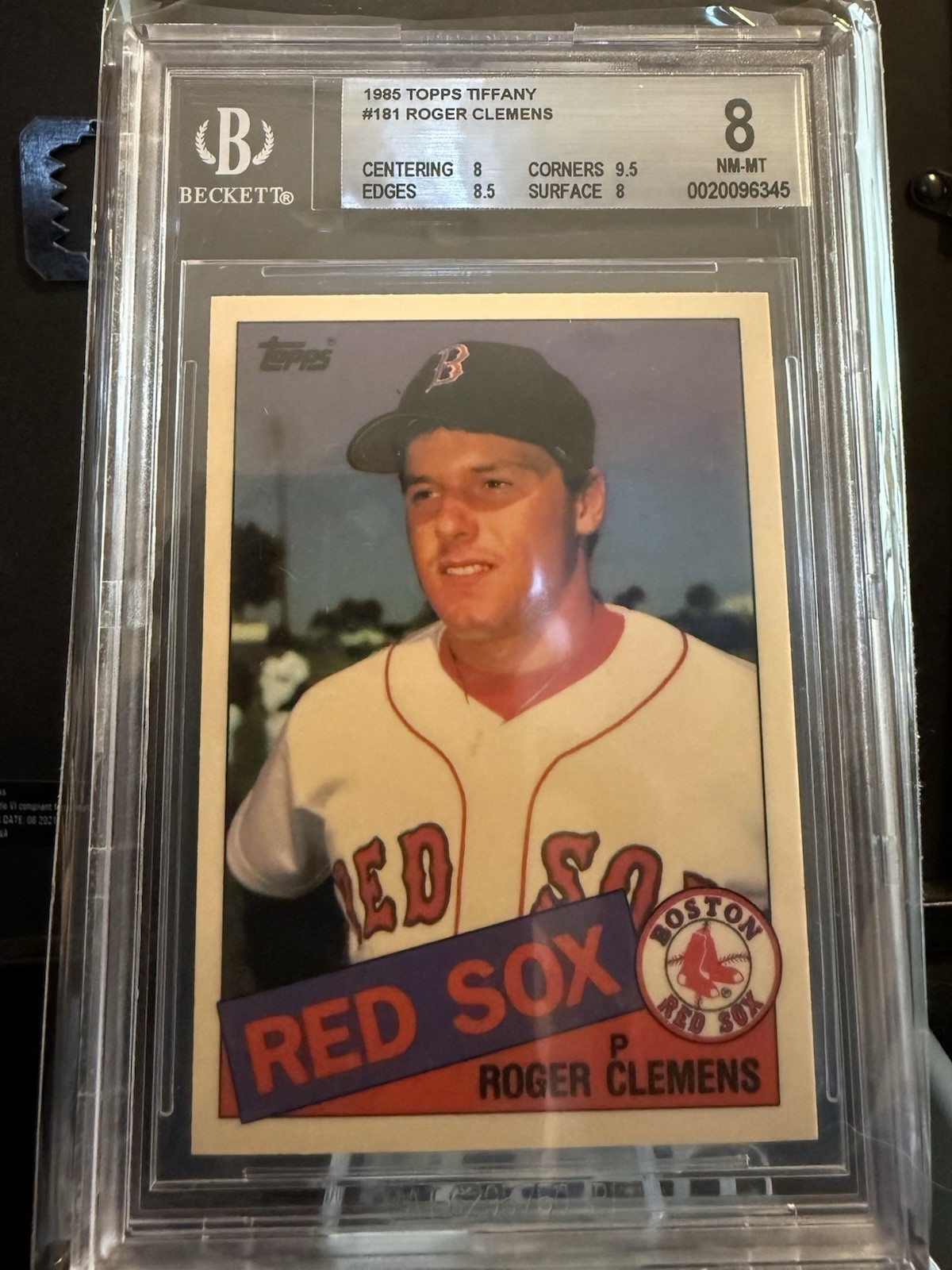 1985 Topps Tiffany Roger Clemens #181 Collector's Edition Rookie RC PSA 8 NM-MT
