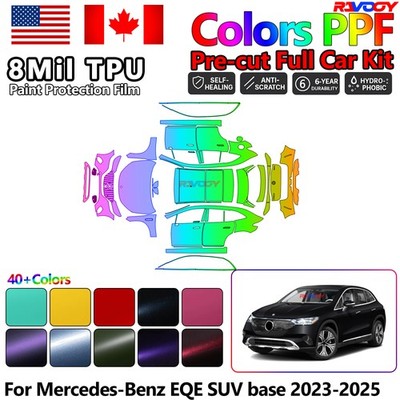 Color Precut PPF Paint Protection Film For Mercedes-Benz EQE SUV base 2023-2026