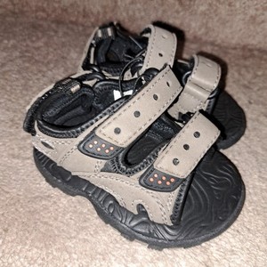 Infant Toddler Boy's Faded Glory Vented Sandals * Size 3 * Brand New With Tag!