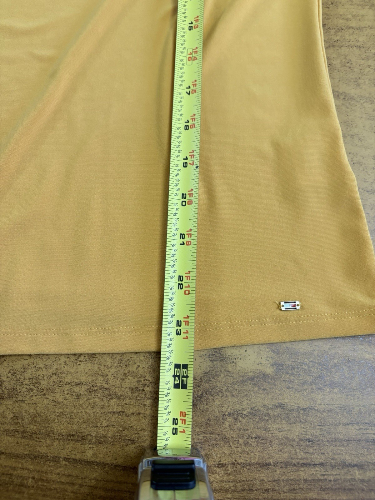 Tommy Hilfiger Women’s Yellow Flutter Sleeve Blouse Flawed Size Small S thumbnail 9