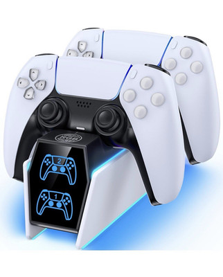TOKLUCK PS5 Controller Ladestation RGB USB-C kompatibel DualSense Edge