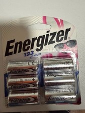 Energizer 123 Lithium Batteries 3V   6 Pack Photo Batteries