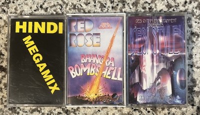 Hindi Indian Audio Cassettes Tapes Lot Of 3 - Tere Long De Pen Lishkare/ Wichola