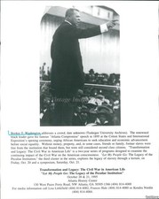 1995 Tuskegee University Booker T Washington Speech Event Vintage Photo 8x10