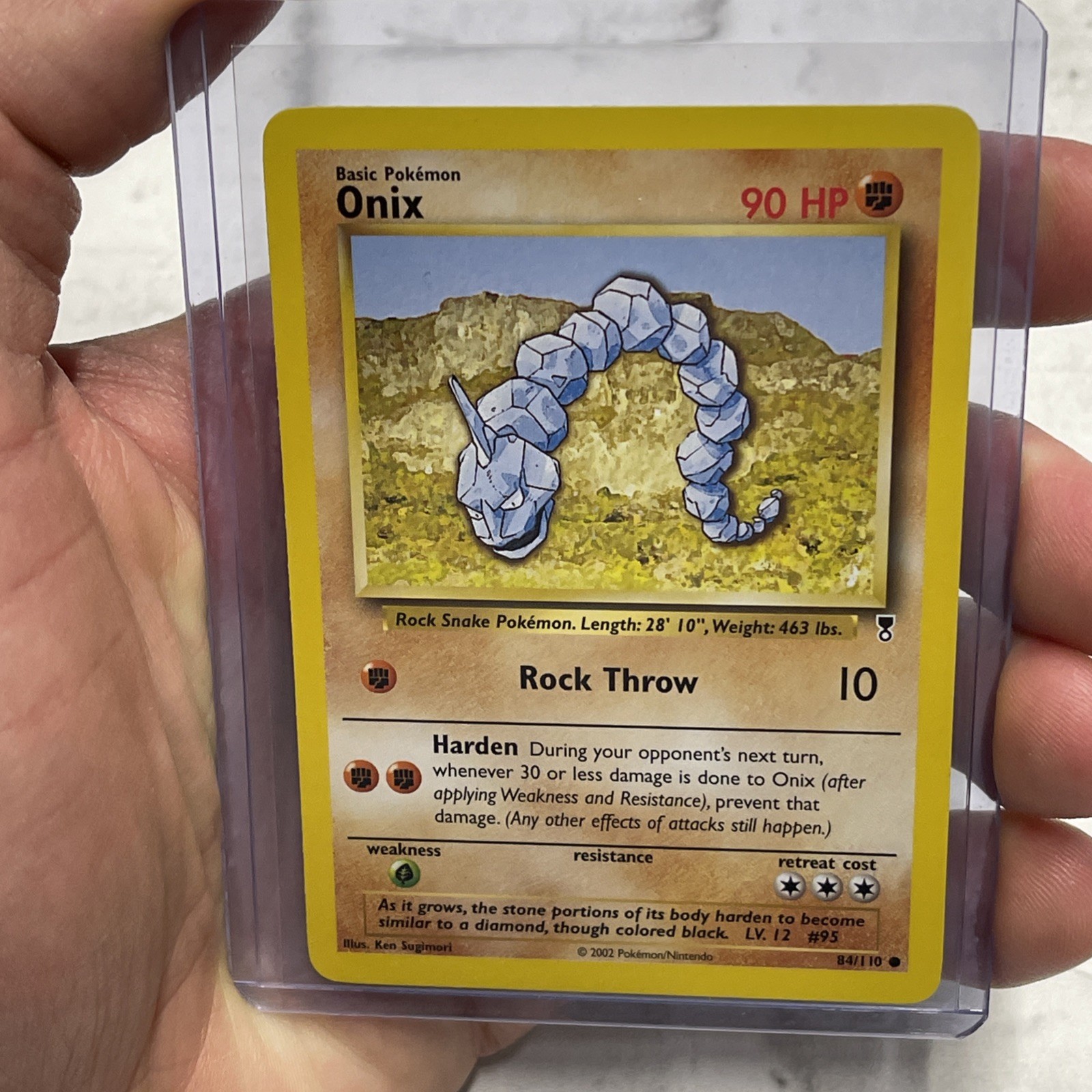 Pokemon Onix Legendary Collection 84/110 Regular Common Card WOTC NM/MT Vintage