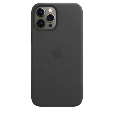 APPLE IPHONE 12 PRO MAX LEATHER CASE COVER MIDNIGHT BLACK
