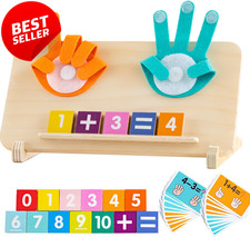 Montessori Math Counting Blocks Learning Toy Preschool Toddlers 2-5 - US
