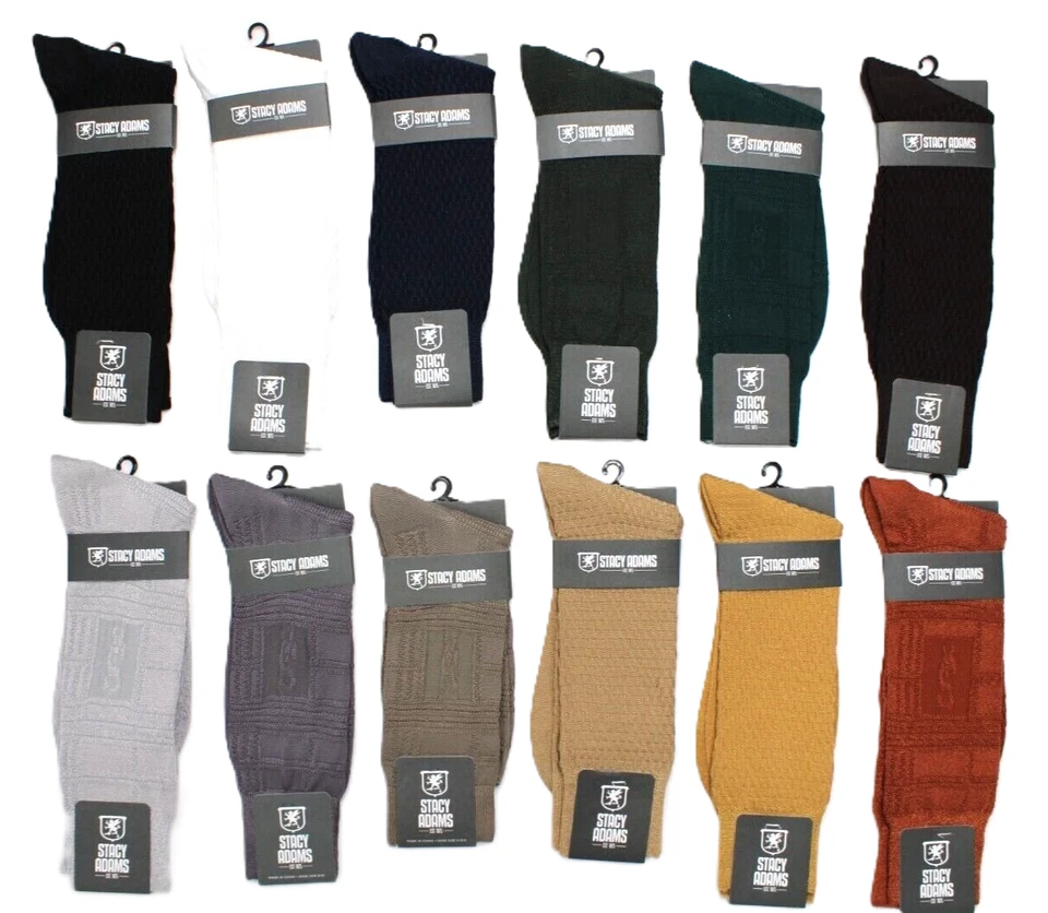 Мужские Stacy Adams носки однотонный платье повседневный много цветов - Изображение 2 из 2