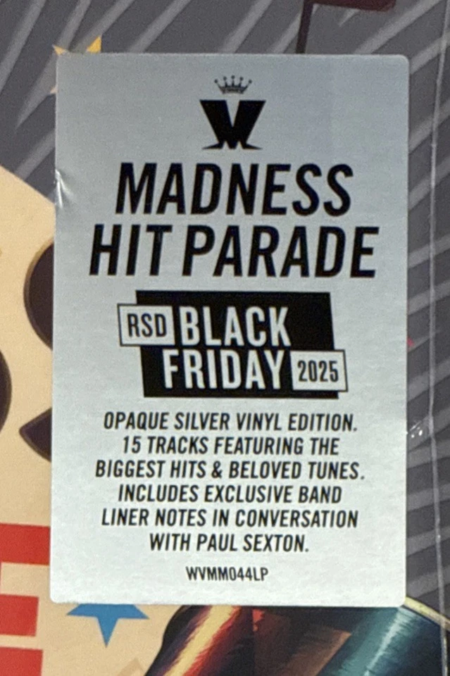 Madness: Hit Parade 2025 RSD Black Friday Opaque Silver Vinyl Edition IN HAND! - Image 2 of 3