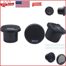 Compact 3 Inch Waterproof Marine Speakers with 140 Watts for Easy Installation