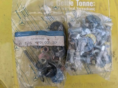 Bundle Genuine Mercedes NOS Mounting Material Exhaust W126 A1264900337