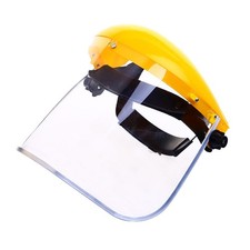 DIY Face Shield and Bracket Aluminum Edge for Hard Hat Protecting Your Eyes and