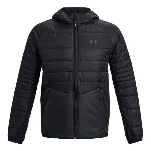 Size 2XL Under Armour Storm Session Hybrid Mens Jacket 1378494 001 Black