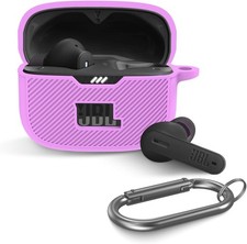 For JBL Tune 230NC TWS Case Cover, Silicone Protective Portable Scratch Shock Re