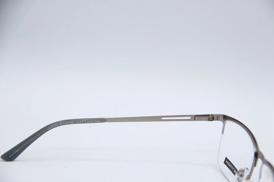 НОВЫЙ ADRIENNE VITTADINI AV 6038 МАТОВОЕ СЕРЕБРО ПОДЛИННЫЙ ОПРАВЫ ОЧКИ 60-19 - Изображение 3 из 4