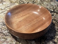 Hand Crafted Cherry Wood Bowl 5.75"D x 2"H