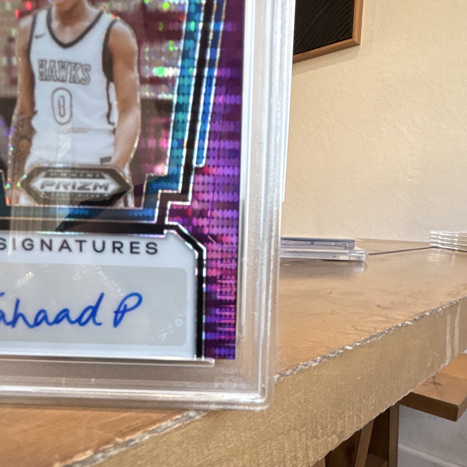 Panini 2024-25 Prizm Draft Picks Signatures Tahaad Pettiford RC Auto /15 PSA 9 view 5