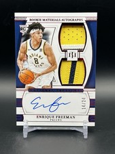 2024-25 National Treasures Rookie Materials ENRIQUE FREEMAN Auto /24 Red RC