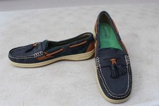 SPERRY Top Sider Tasselfish 9267006 Navy/Green Boat Size 9 M EUC