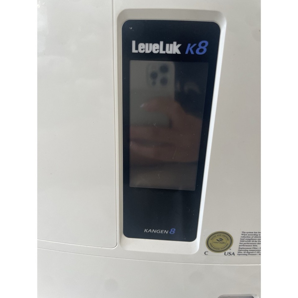 Enagic LeveLuk K8 Kangen Alkaline Water Filtration Ionizer Machine A26 ...