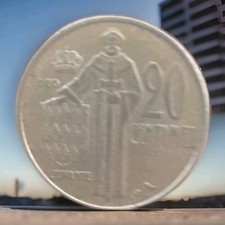 Münze Monaco - 20 Centimes - Rainier III 1962