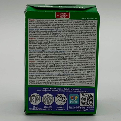 Nuevo Fujifilm Instax Mini 20 hojas paquetes dobles para 2027-01 - Imagen 2 de 6