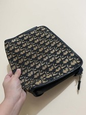 Christian Dior Clutch Bag Pouch Second Bag Trotter Vintage Authentic From Japan