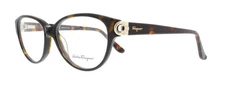 Salvatore Ferragamo SF2735 214 Tortoise Eyeglasses Cateye Frame 53-15-135