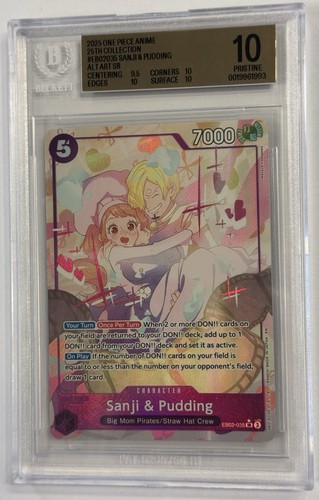 Sanji & Pudding graded BGS 10 for sale on eBay