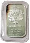 1 Oz Silver SCOTTDALE LION Sealed Bar WITH Beautiful Natural Tone.