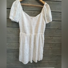 American Eagle Eyelet Babydoll Dress