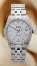 Tudor Prince Date "Linen Dial" 34mm Automatik  74034 Papiere