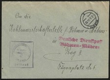 AUSTRIA 1944 Censored Cover Wien to Prag
