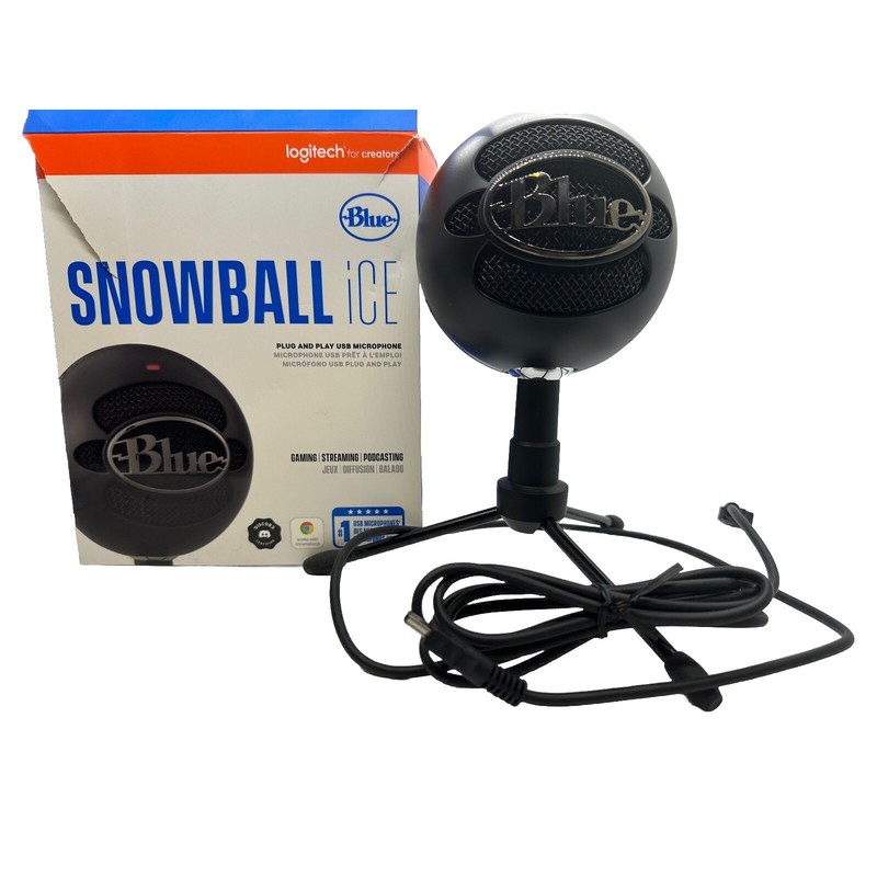 Logitech Blue Snowball iCE USB Microphone Gaming Streaming Podcasting Mic