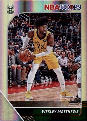 2019-20 Hoops Premium Box Set #75 Wesley Matthews /199 - BSK
