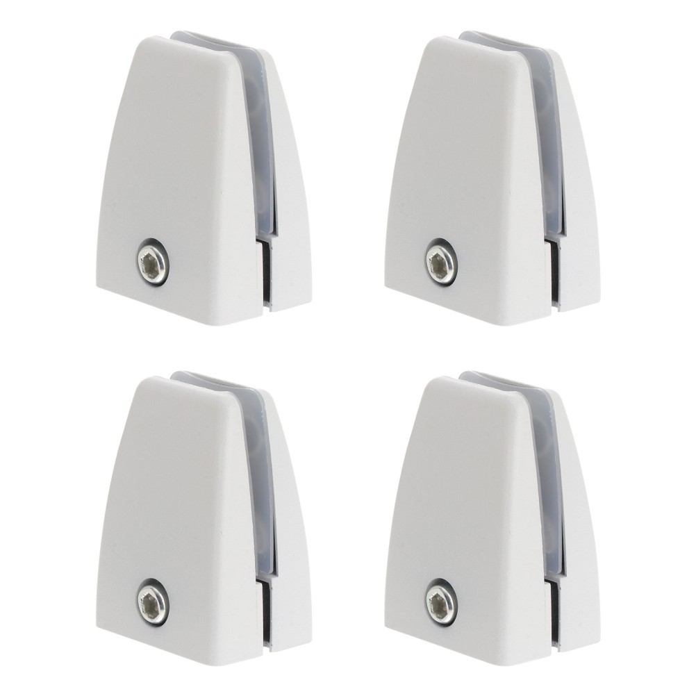 4 Pcs Desk Partition Support Brackets Screen Partition Clips