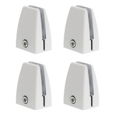 4 Pcs Desk Partition Support Brackets Screen Partition Clips