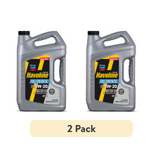 (2 pack) Chevron Havoline Pro-DS Full Synthetic Motor Oil 5W-20, 5 Quart Bottle 47.96 per gallon