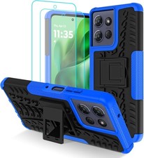 Heavy Duty Case for Motorola Moto G Power 5G 2025 with 2 Pack Screen Protector,