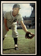 1953 Bowman Color Eddie Joost Philadelphia Athletics #105